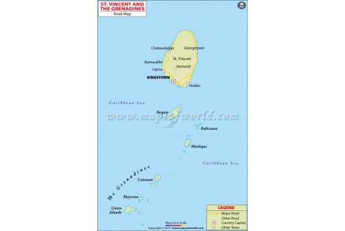 Saint Vincent and The Grenadines Road Map