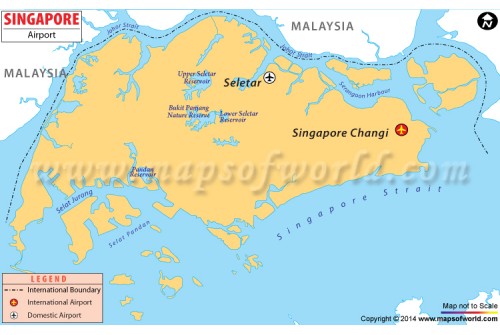 Singapore Airport Map