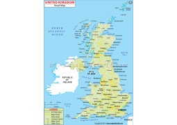 United Kingdom Road Map - Digital File