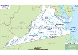 Virginia River Map - Digital File