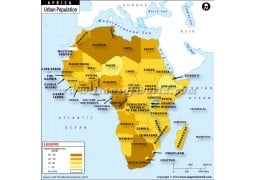 Africa Urban Population Map
