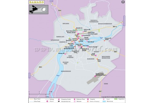 Bamako City Map