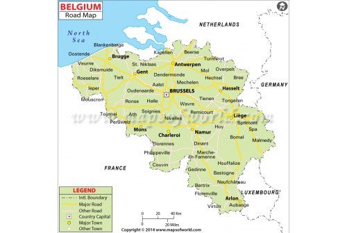 Belgium Road Map