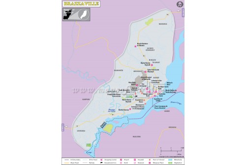 Brazzaville City Map