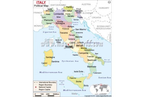 Italy Political Map