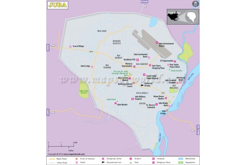 Juba City Map