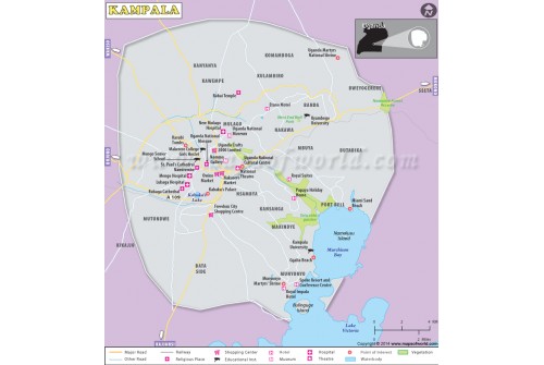 Kampala City Map