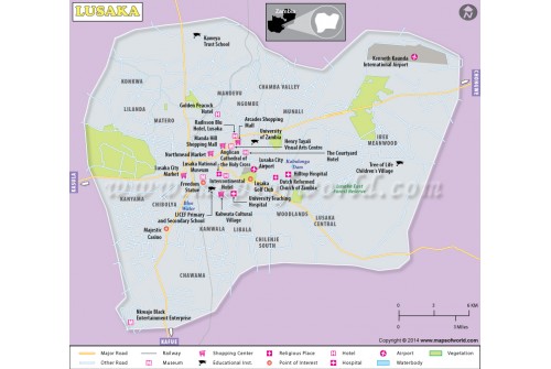 Lusaka City Map