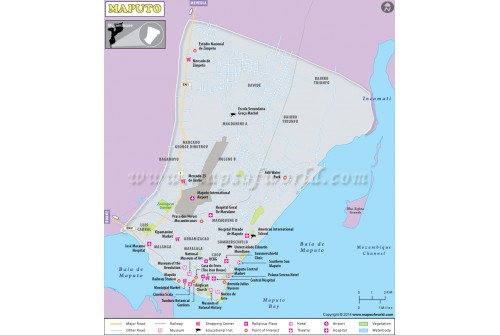 Maputo City Map