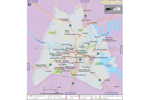 Nashville City Map