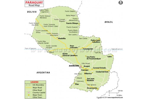 Paraguay Road Map