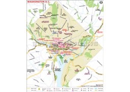 Washington DC Map - Digital File