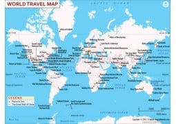 World Travel Map - Digital File