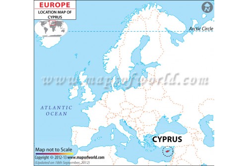 Cyprus Location Map