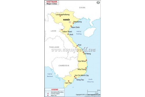 Vietnam Cities Map