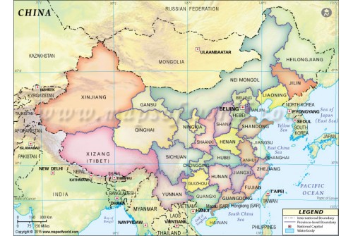 China States Map