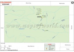 Colorado River Map - Digital File