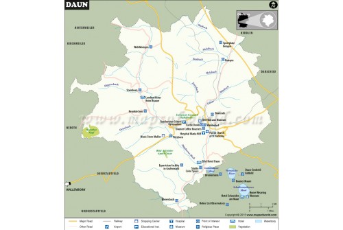 Daun City Map