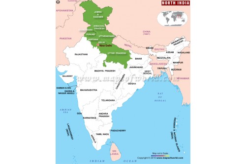 North India Map
