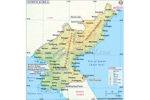 North Korea Map