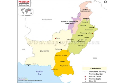 Pakistan Political Map