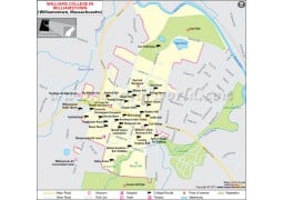 Williams College Massachusetts Map - Digital File