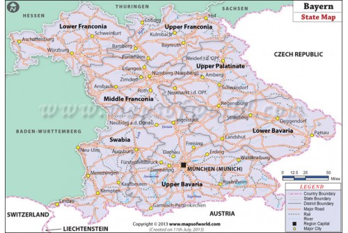 Bayern Map