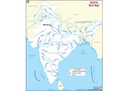 India River Map - Digital File