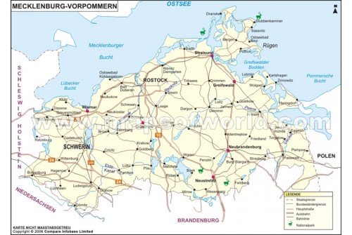 Mecklenburg-vorpommern Karte