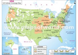 US Cellular Coverage Map - Digital File
