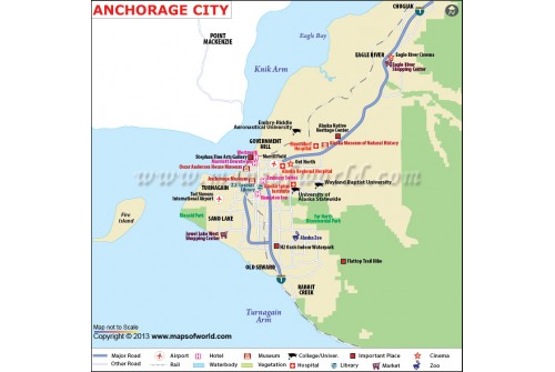 Anchorage City Map