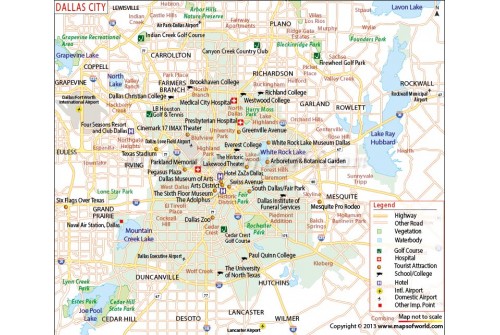 Dallas City Map