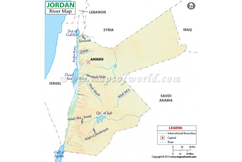 Jordan River Map