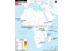 Top Ten Smallest African Countries by Area - Digital File