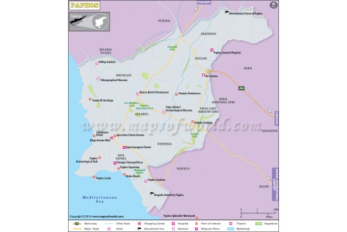 Paphos Map