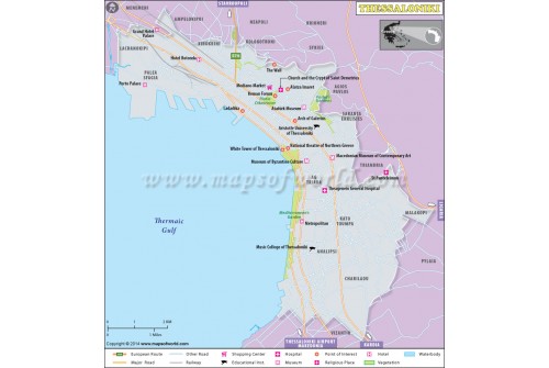 Thessaloniki Map
