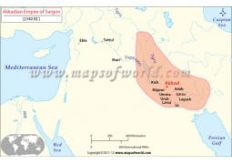 Akkadian Empire Map
