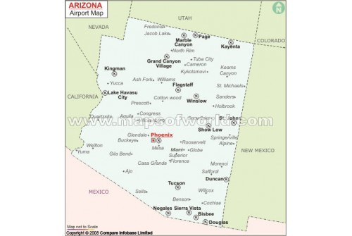Arizona Airports Map