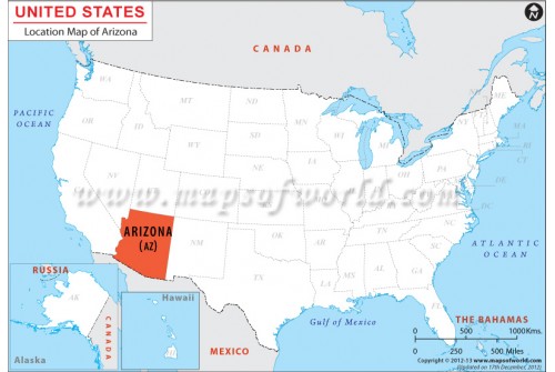 Arizona Location Map