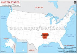 Arkansas Location Map - Digital File