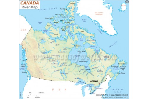 Canada River Map