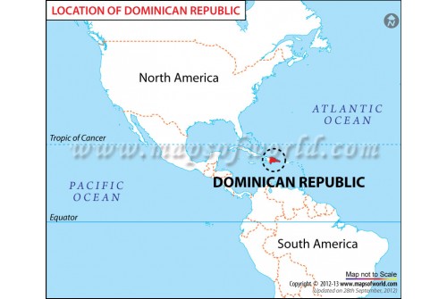 Dominican Republic Location Map