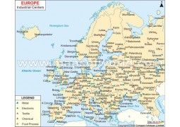 Map of Europe Industrial Center - Digital File