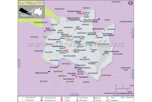 Kathmandu Map
