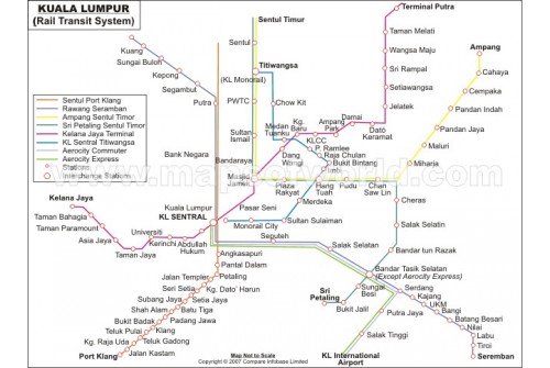 Kuala Lumpur Metro Map