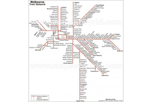 Melbourne Metro Map