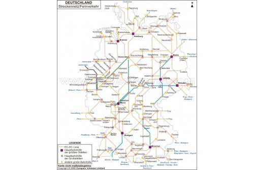 Streckennetz / Fernverkehr Deutschland (Network / Highway Germany)