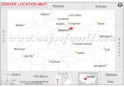 Denver Location Map - Digital File