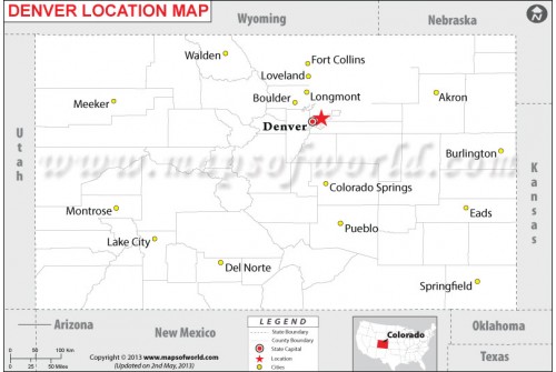 Denver Location Map