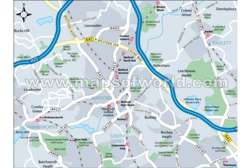 Watford Map